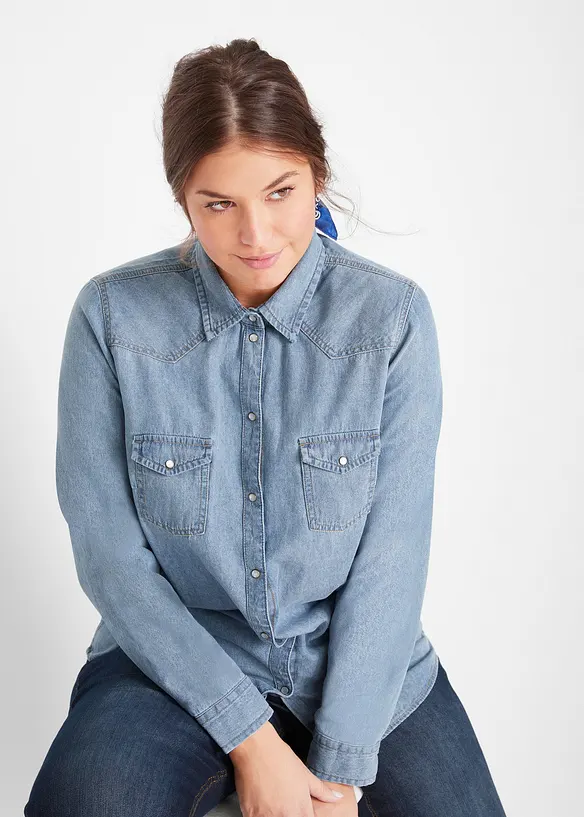 Spijkerblouse, bonprix