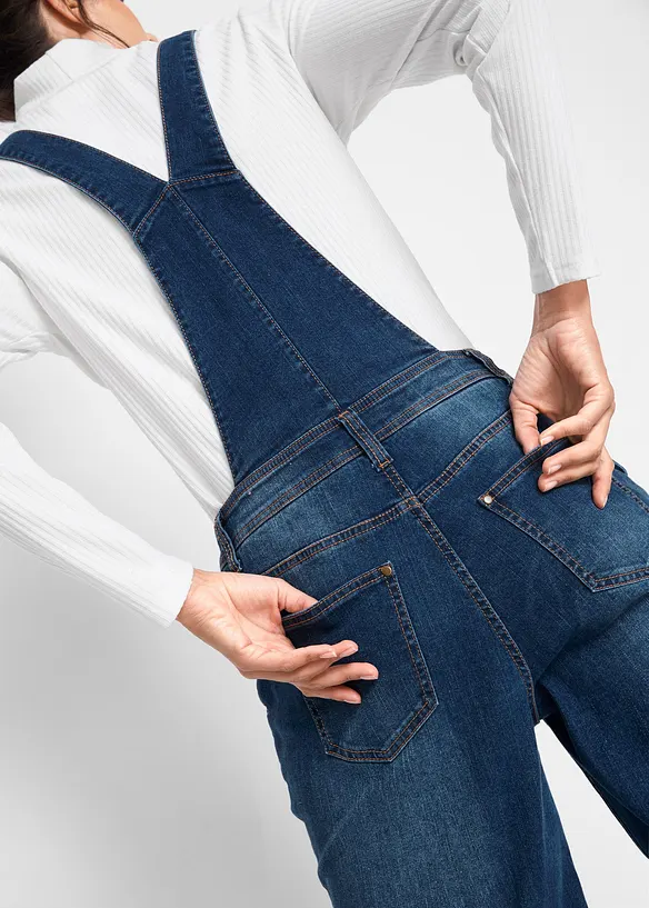 Denim tuinbroek, comfortabel model, bonprix