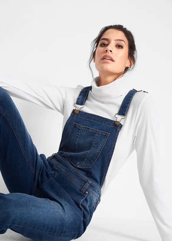 Denim tuinbroek, comfortabel model, bonprix