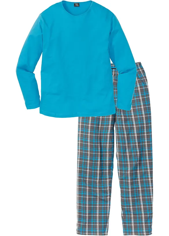 Pyjama met lange mouwen van katoen, bonprix