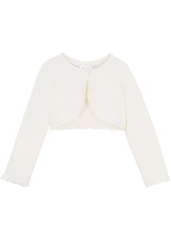 Meisjes shirt bolero met biologisch katoen, bonprix