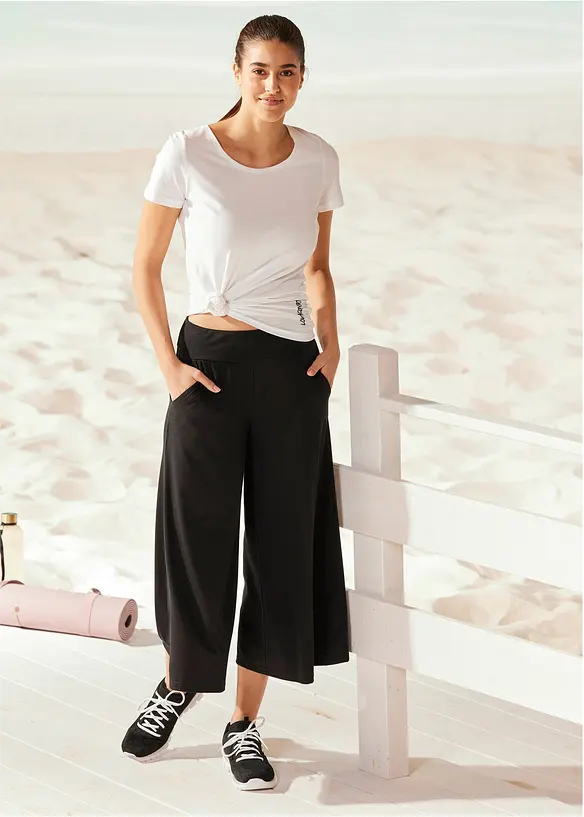 Longshirt met tekstprint (set van 2), bonprix