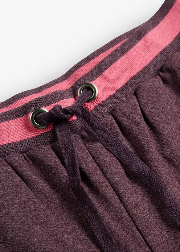 Sweatpants in een katoenmix (set van 2), bonprix