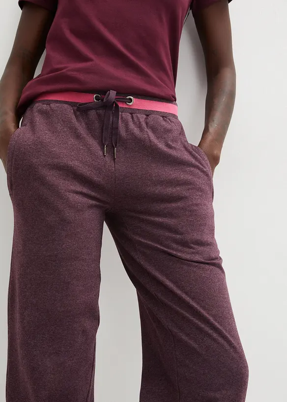 Sweatpants in een katoenmix (set van 2), bonprix