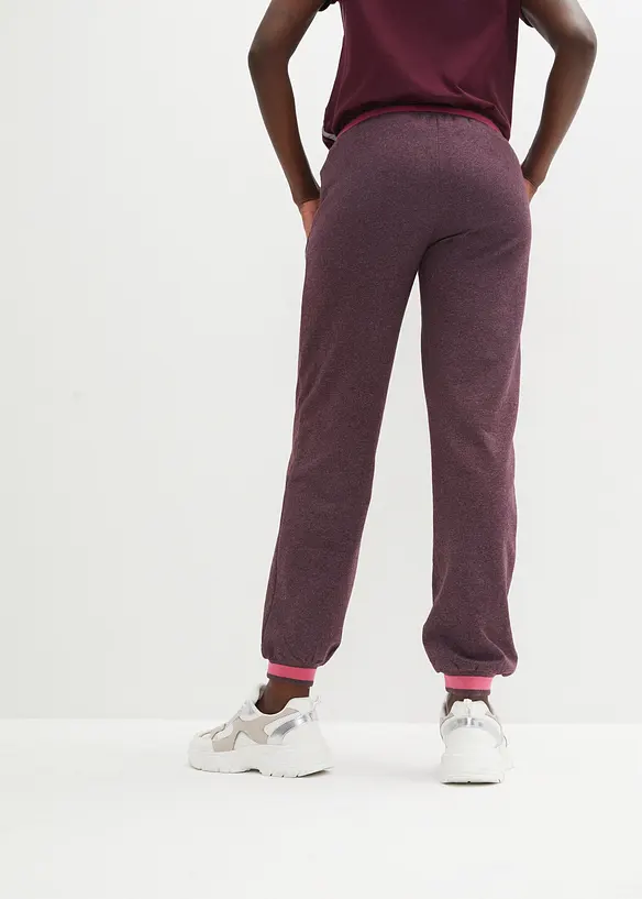 Sweatpants in een katoenmix (set van 2), bonprix