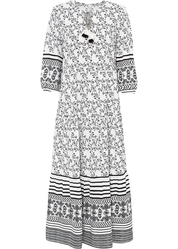Maxi jurk van soepele viscose, bonprix