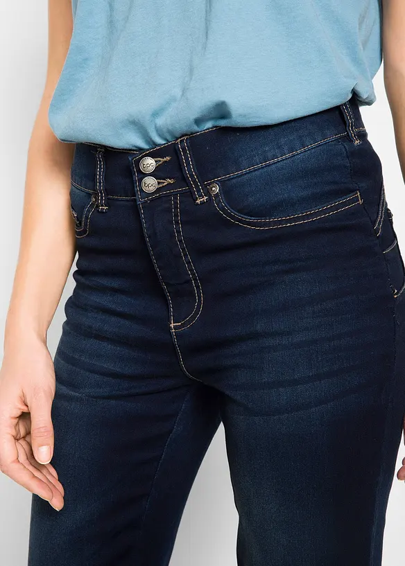 Corrigerende jeans mid waist, bootcut, bonprix
