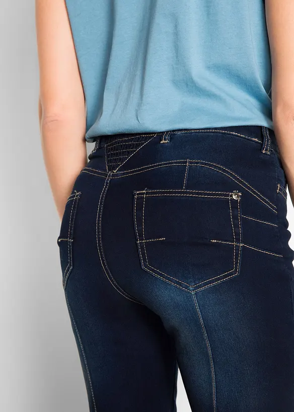 Corrigerende jeans mid waist, bootcut, bonprix
