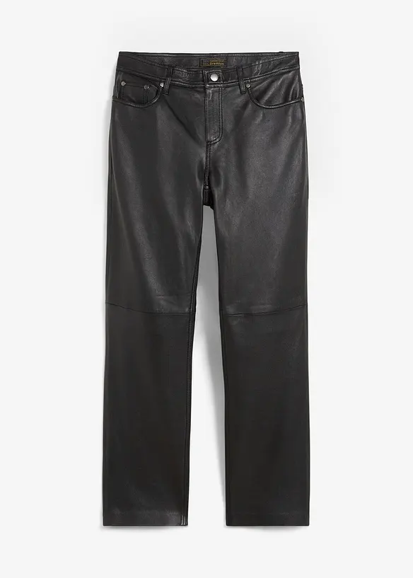 Leren broek van lamsnappa, bonprix