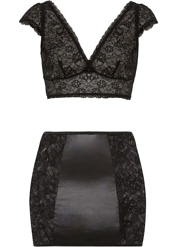 Bralette en rok (2-dlg. set), bonprix