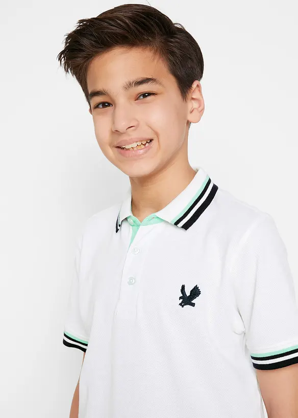 Piqué poloshirt van biologisch katoen, bonprix
