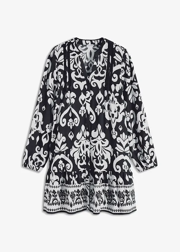 Tuniekjurk van vloeiende viscose, bonprix