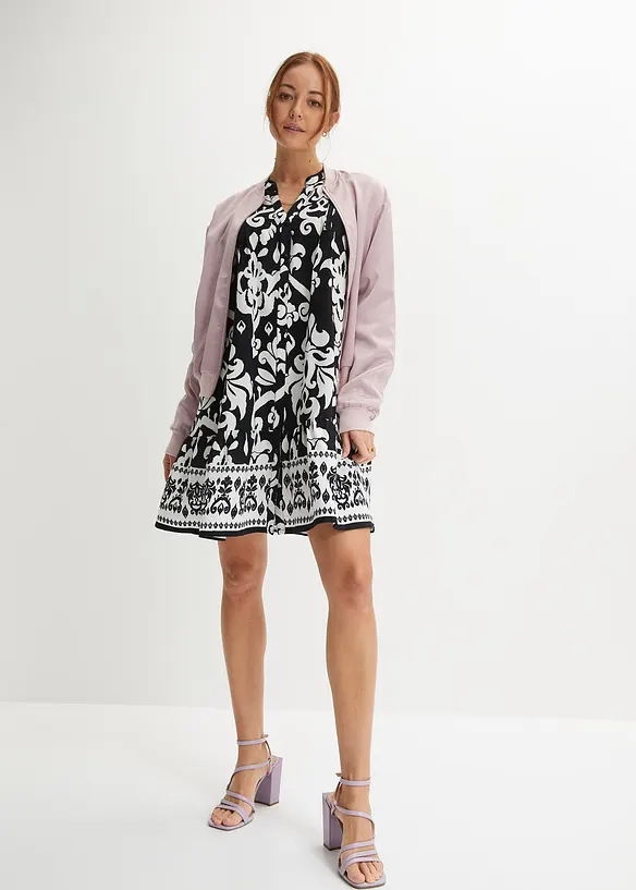 Tuniekjurk van vloeiende viscose, bonprix