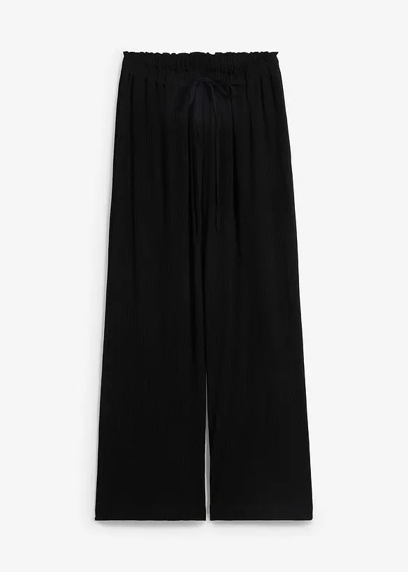 Palazzo broek van pure viscose, bonprix