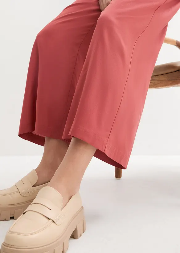 Vijde culotte van viscose, bonprix