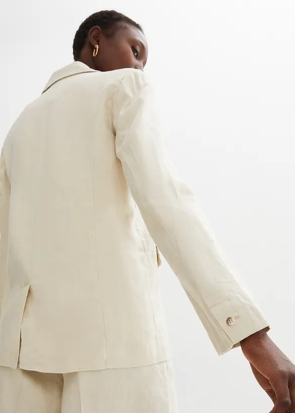Linnen blazer, bonprix