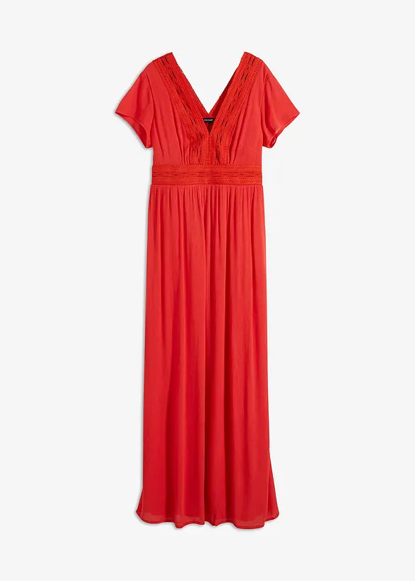 Maxi jurk van soepele viscose, bonprix