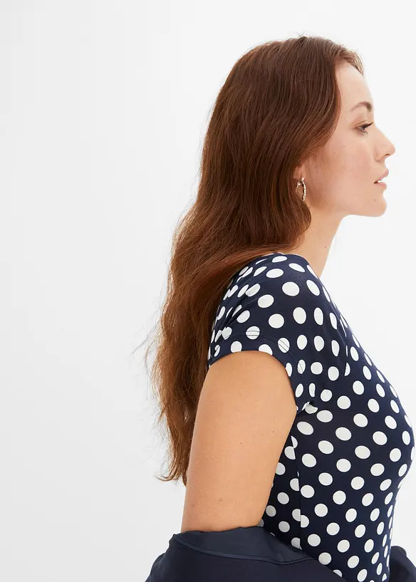 Jersey jurk in een viscosemix, bonprix
