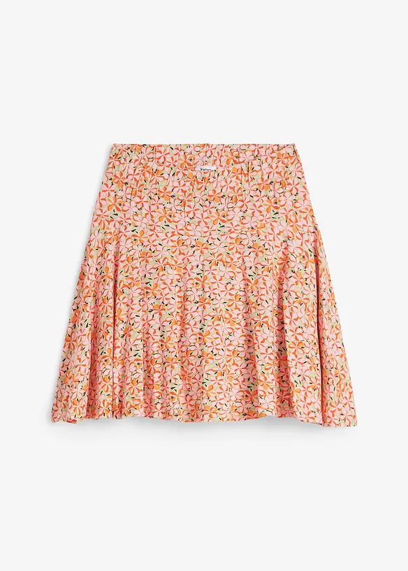 Korte high waist broekrok van zachte viscose, bonprix