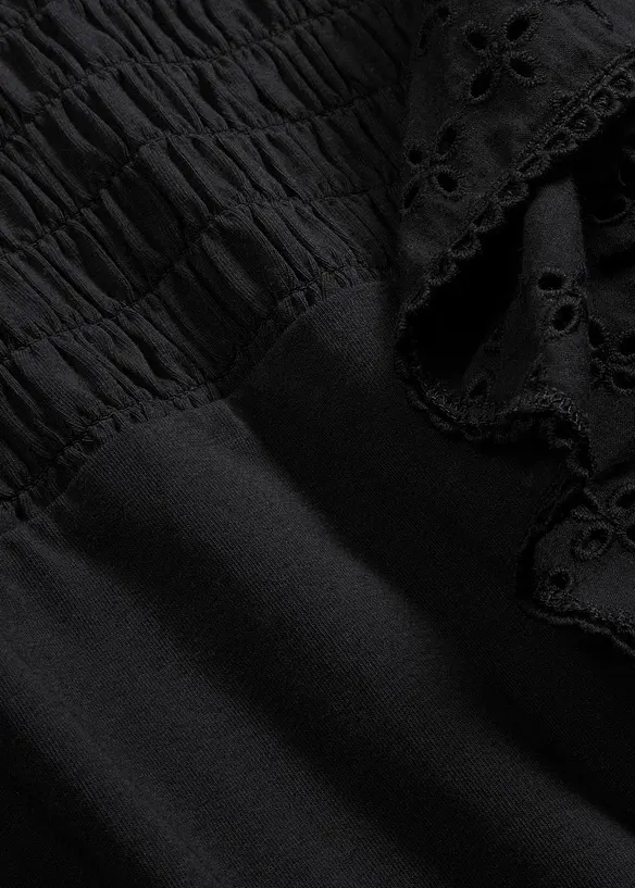 Shirt met broderie anglaise, bonprix