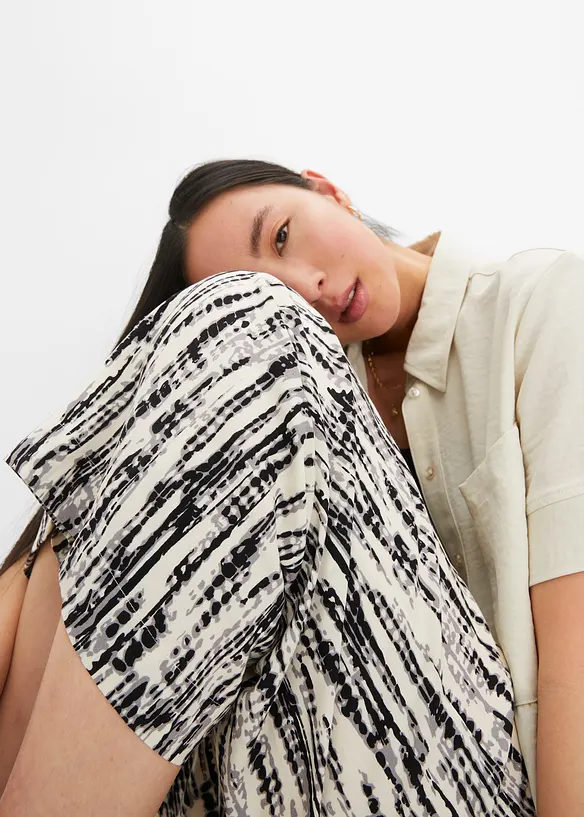 Instapbroek van soepele viscose, bonprix