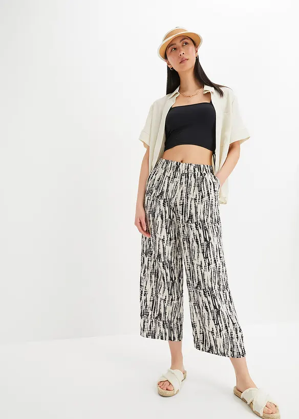 Instapbroek van soepele viscose, bonprix