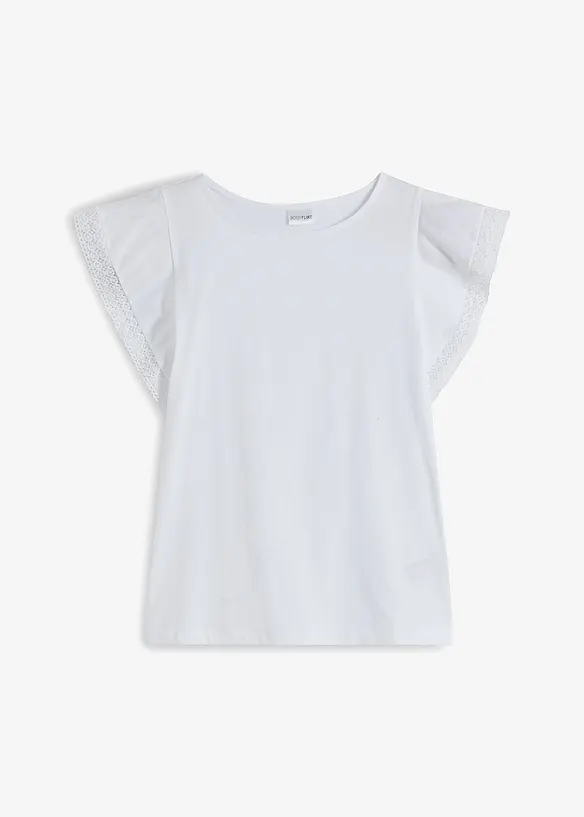 Shirt met kant, bonprix