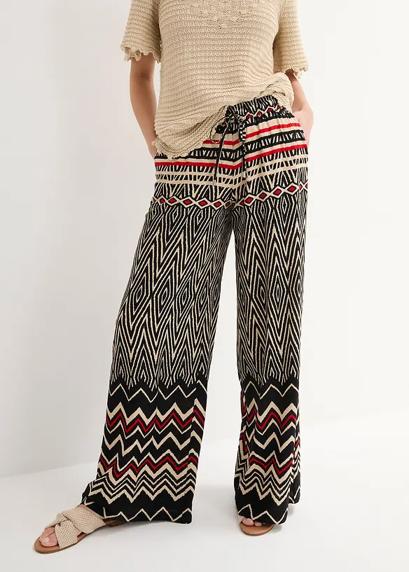 Marlene Dietrich broek van vloeiende viscose, bonprix