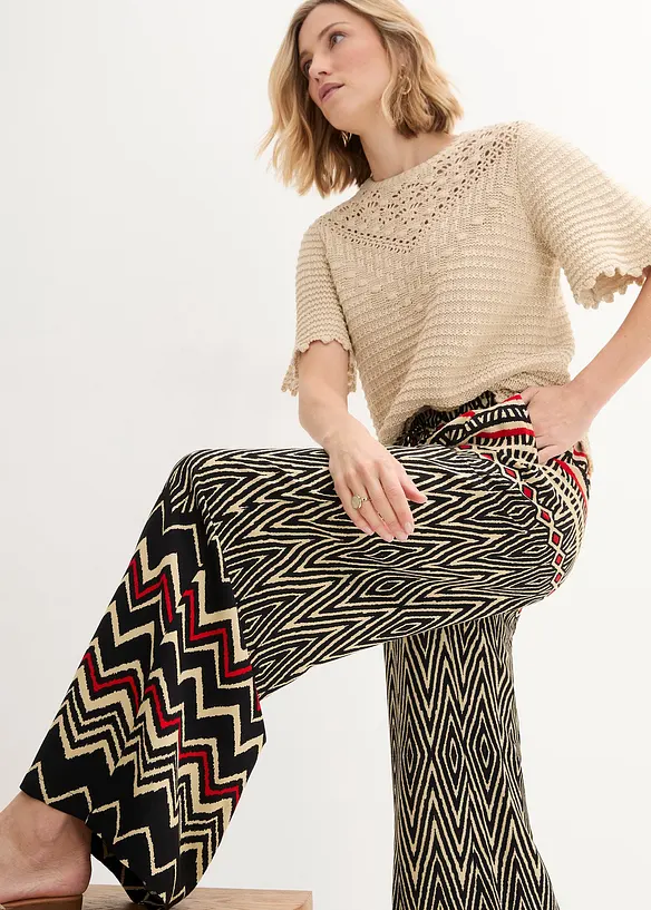 Marlene Dietrich broek van vloeiende viscose, bonprix