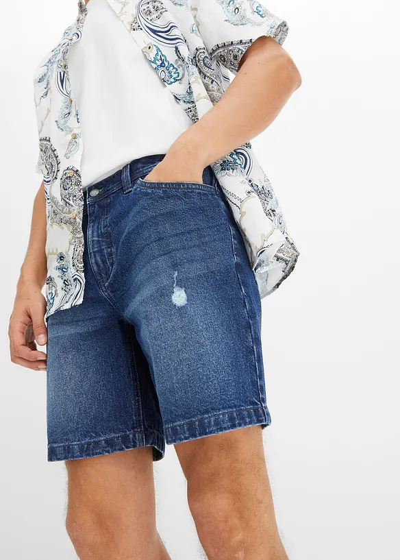Lange stretch jeans short, regular fit, bonprix