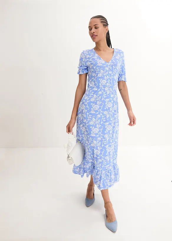 Jersey jurk van soepele viscose, bonprix