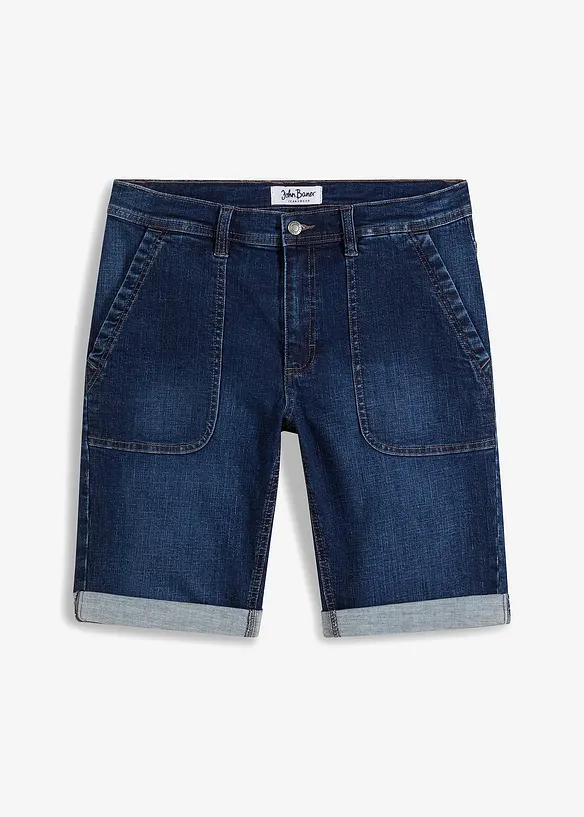 Stretch jeans bermuda, regular fit, bonprix