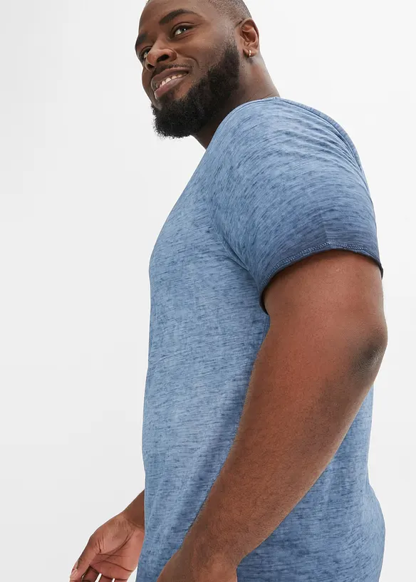 T-shirt van biologisch katoen in washed out look, bonprix