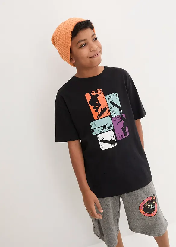 Jongens T-shirt van puur biologisch katoen, bonprix