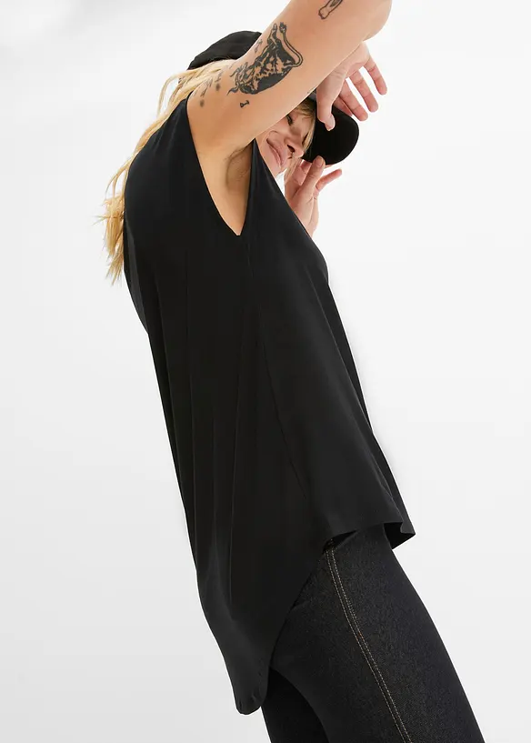 High-low shirt van een soepele viscosemix, bonprix