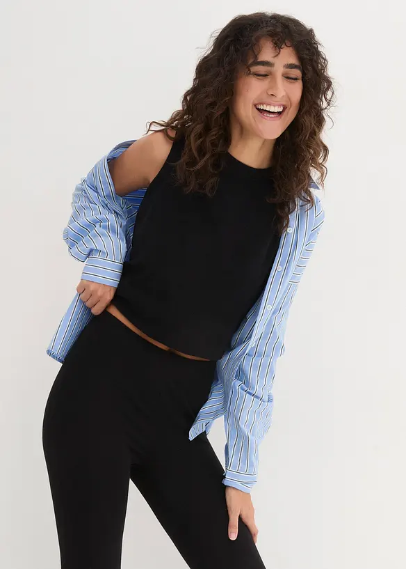 Legging met biologisch katoen (set van 2), bonprix