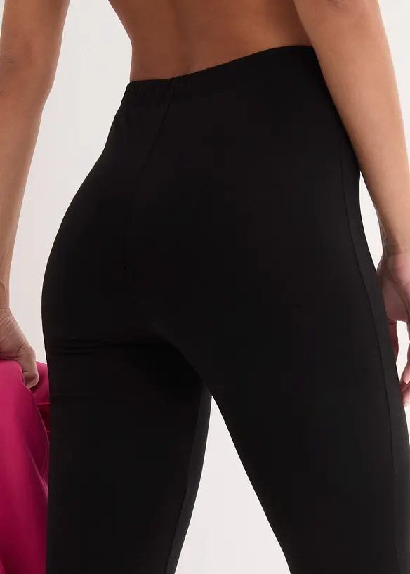 Stretch legging met biologisch katoen (set van 2), bonprix