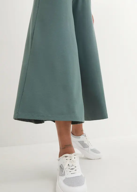 Culotte van shirtstof, kuitlang, bonprix