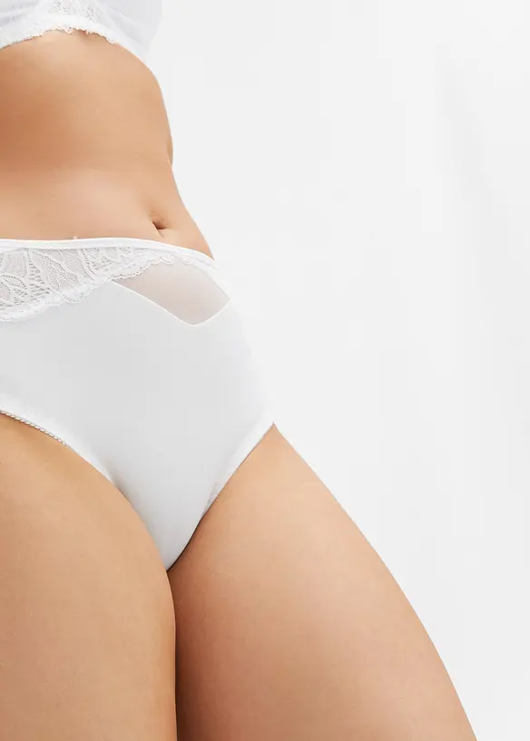 Maxislip met sierlijk kant, bonprix