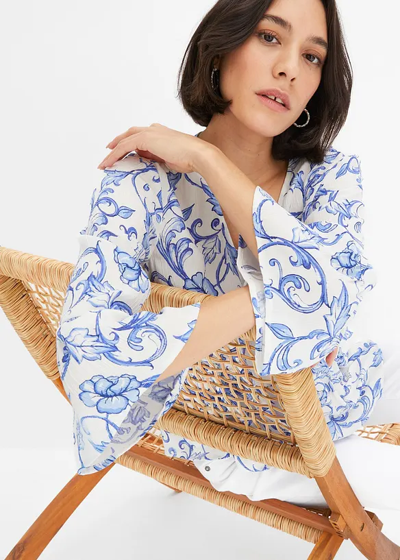 Tuniekblouse van soepele viscose, bonprix
