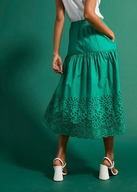 Midirok van puur katoen, bonprix