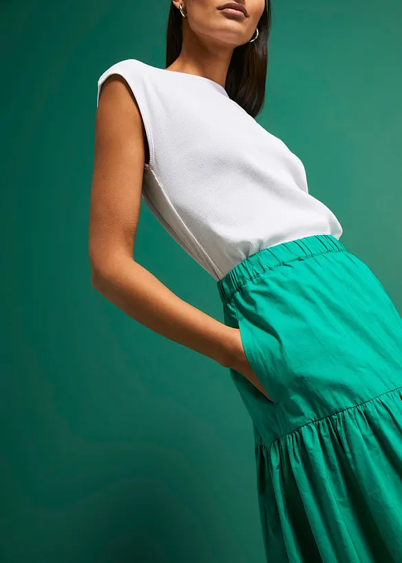Midirok van puur katoen, bonprix