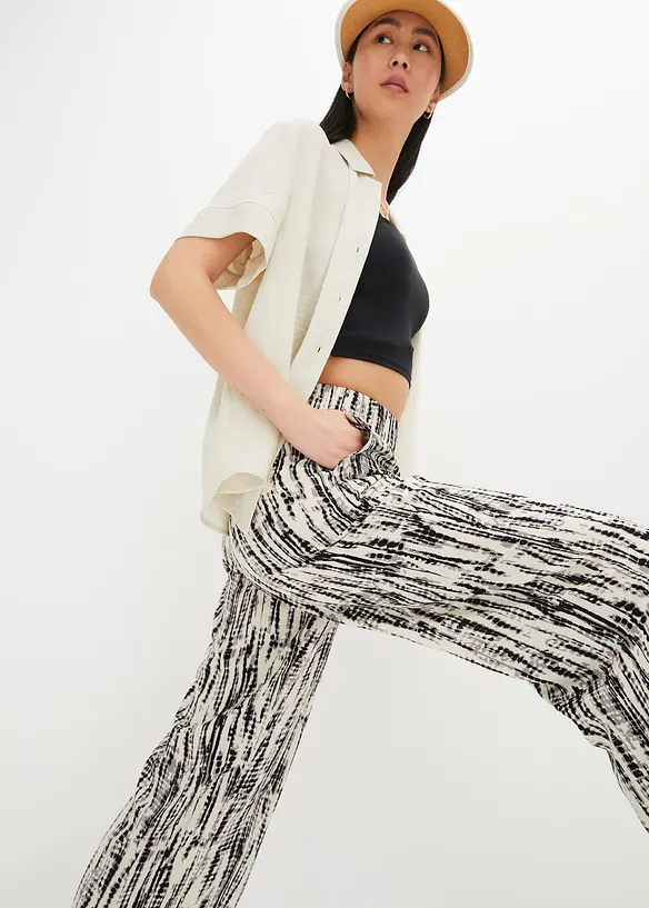 Instapbroek van soepele viscose, bonprix