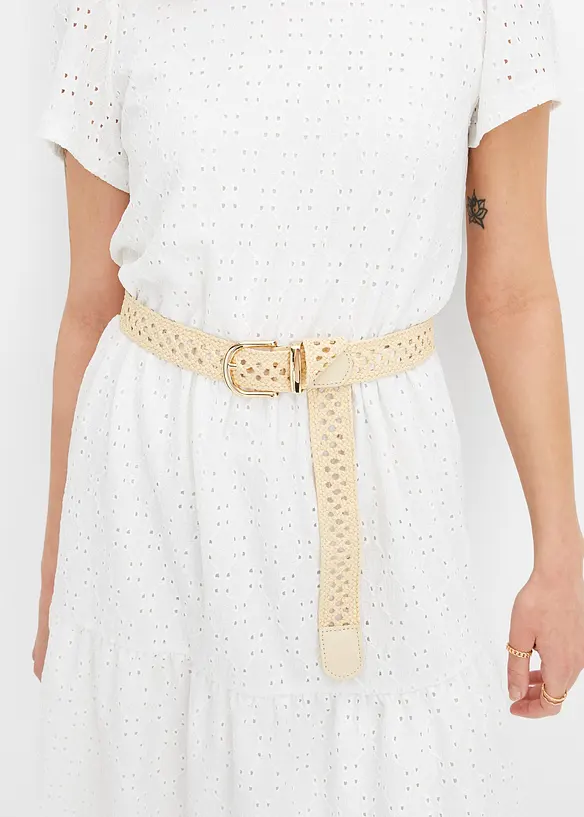 Polojurk met broderie anglaise, bonprix