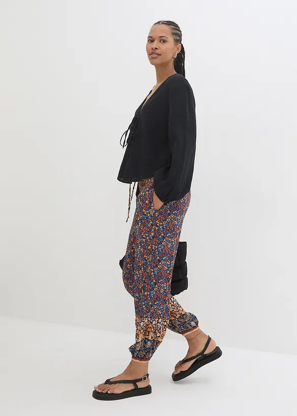 Instapbroek van soepele viscose, bonprix