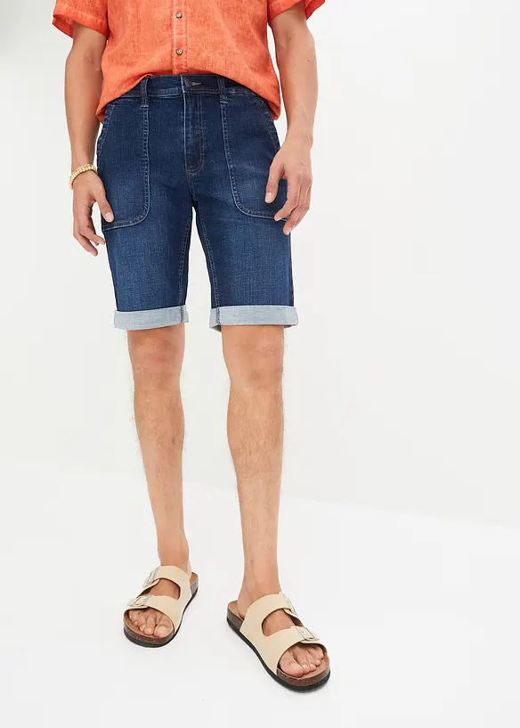 Stretch jeans bermuda, regular fit, bonprix