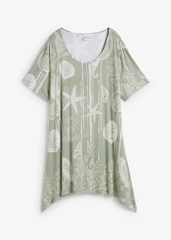 Longshirt van een zachte viscosemix, bonprix