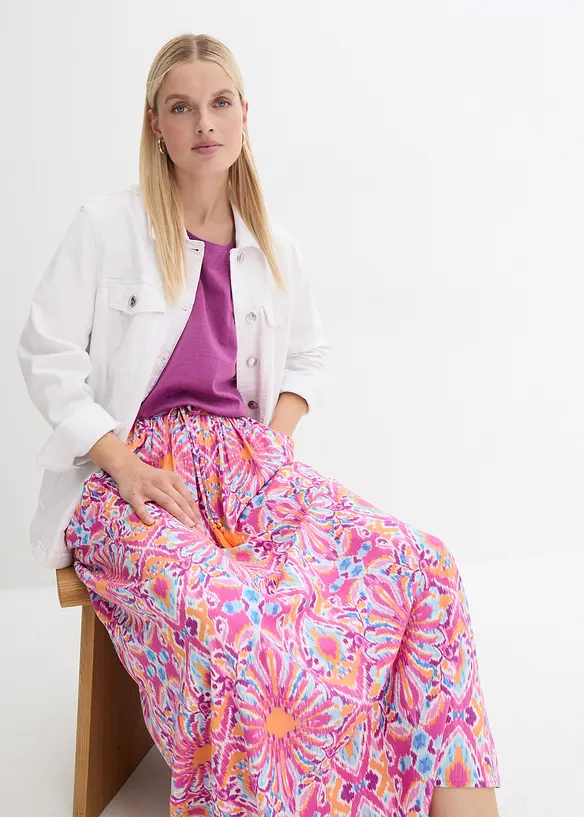 Maxi rok van viscose, bonprix
