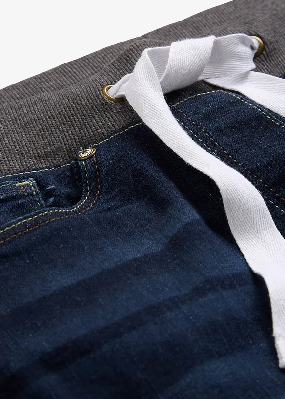 Boyfriend jeans mid waist met comfortband, bonprix