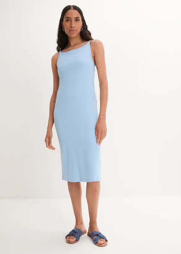 Stretch shirtjurk met biologisch katoen, bonprix